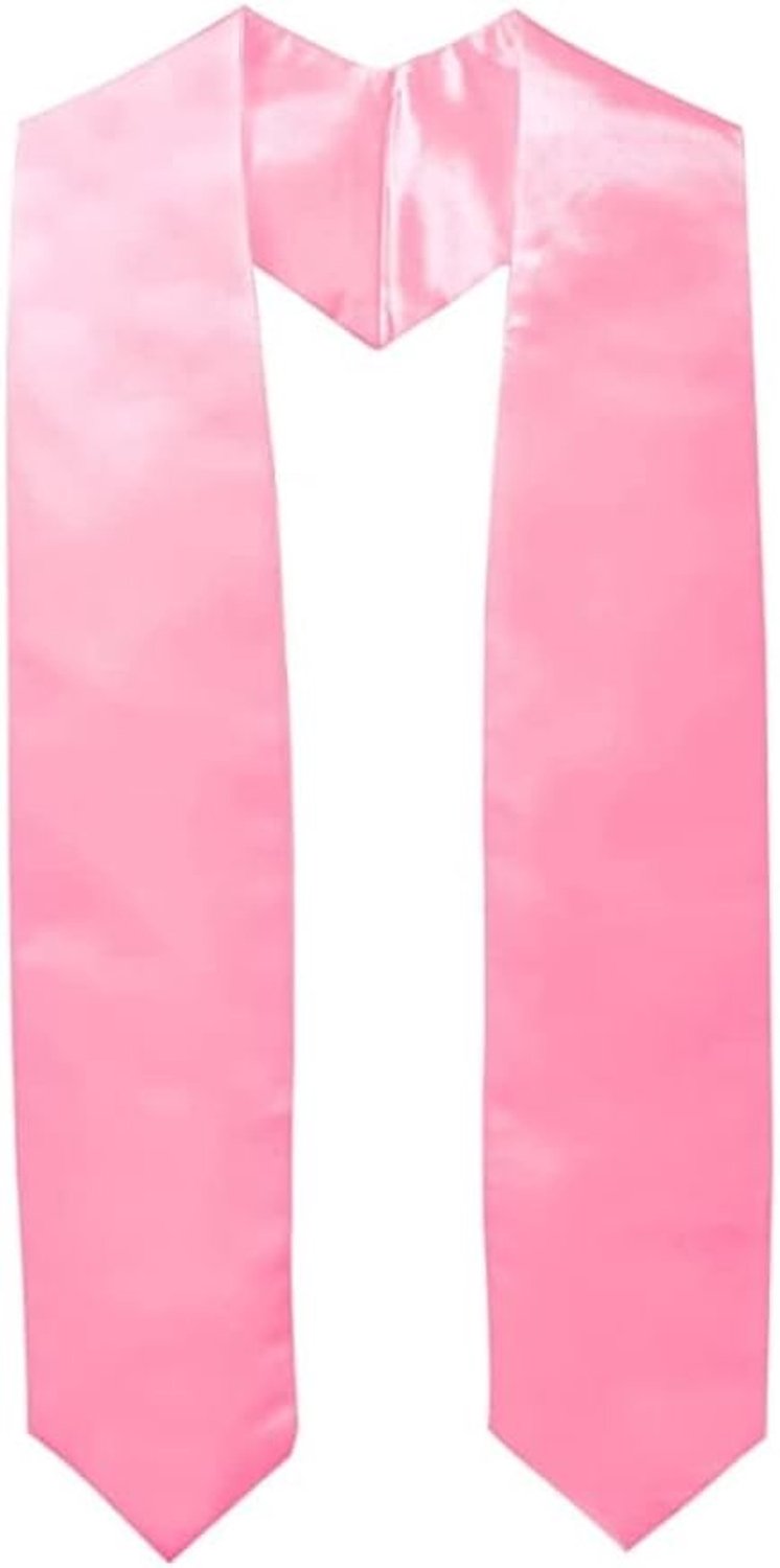 Afsluitband dokter en dokters; afsluitstola past perfect bij je toga; accessoires voor academische ceremonie (roze)