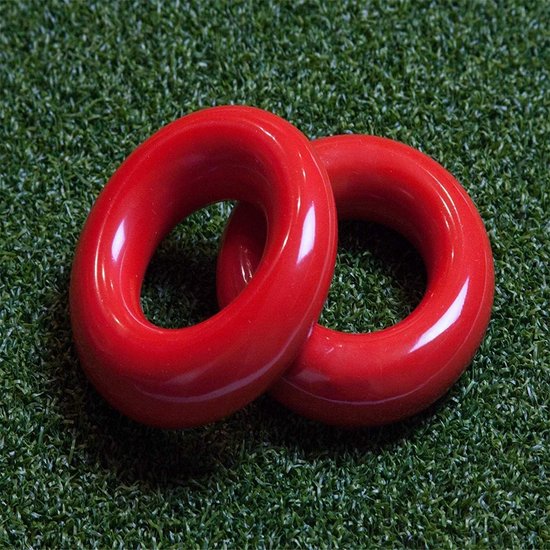 Golf Weighted Swing Ring 2pcs - Metalen donut gewicht - Voor warming-up en spiertraining - ShopVlot van GOLF — afbeelding 3