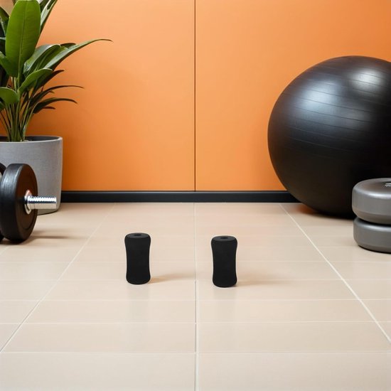 6 Stuks Delige Fitness Vervangingsonderdelen Schuimrubberen Pedalen voor Leg Extension Bench Antislip Foam Buffers met Binnen Diameter Geschikt voor Sportschool Apparaten — afbeelding 3