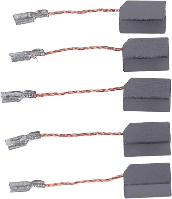 20 stuks koolborstels compatibel met elektrische handboor haakse slijper haardroger mixer en trimmachine hoge sterkte koperen constructie vervangende componenten — afbeelding 4