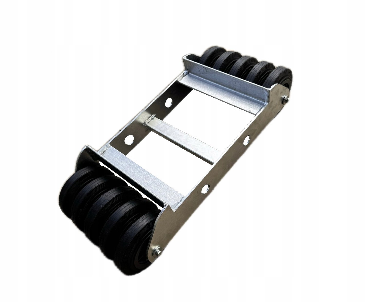 Werkplaatswielen voor banden 1200kg, polyamide-rubber, 160mm, verzinkt