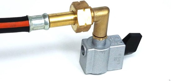 Gasadapter 27mm - clip-on - butaan pigtail - geschikt voor gasflessen - Homevero — afbeelding 3