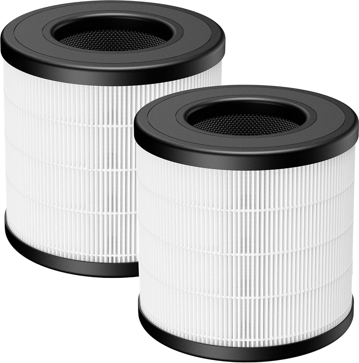 Vervangingsfilter voor FULMINARE PU-P05 luchtreiniger en Purivortex AC201B luchtreiniger, 3-in-1 luchtfilter voor stofrook, 2 stuks (niet voor T10)