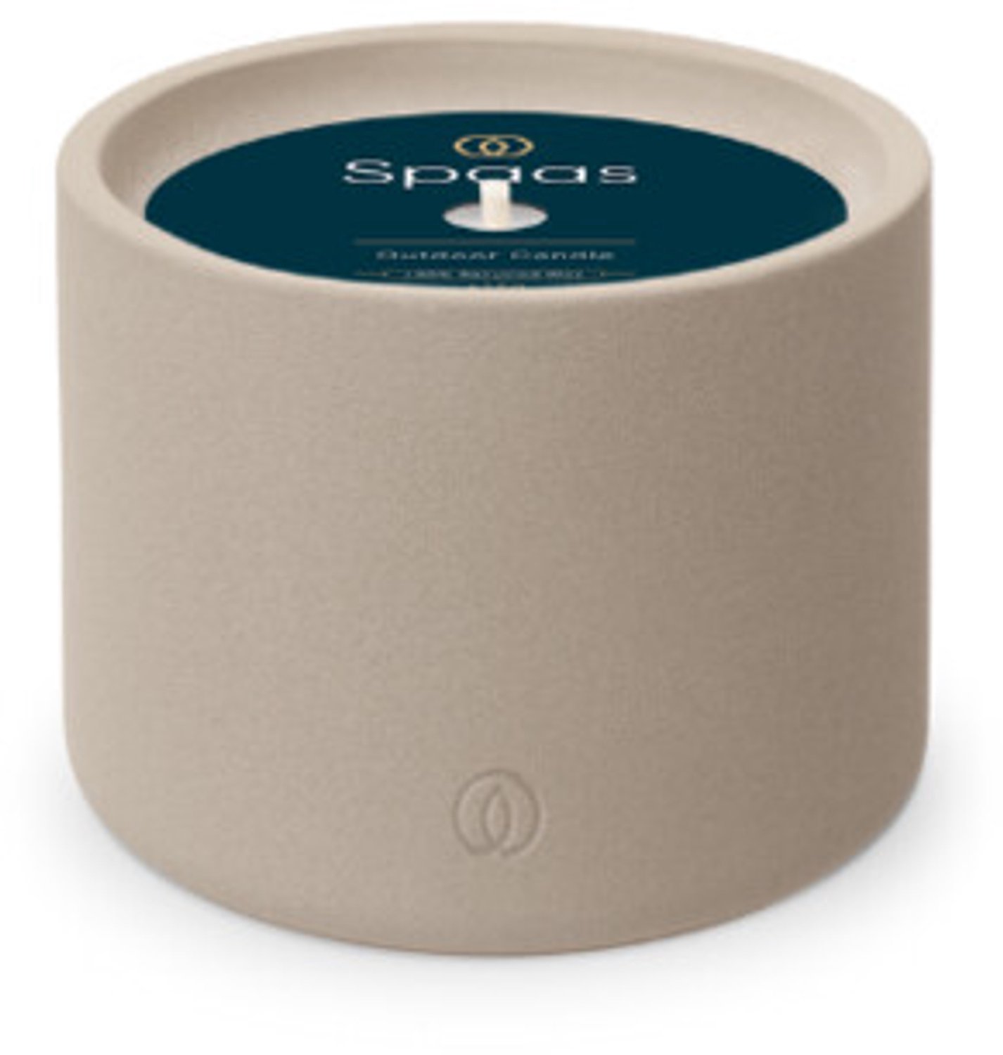SPAAS Urban Flame Buitenkaars cementlook ± 15 branduren crème