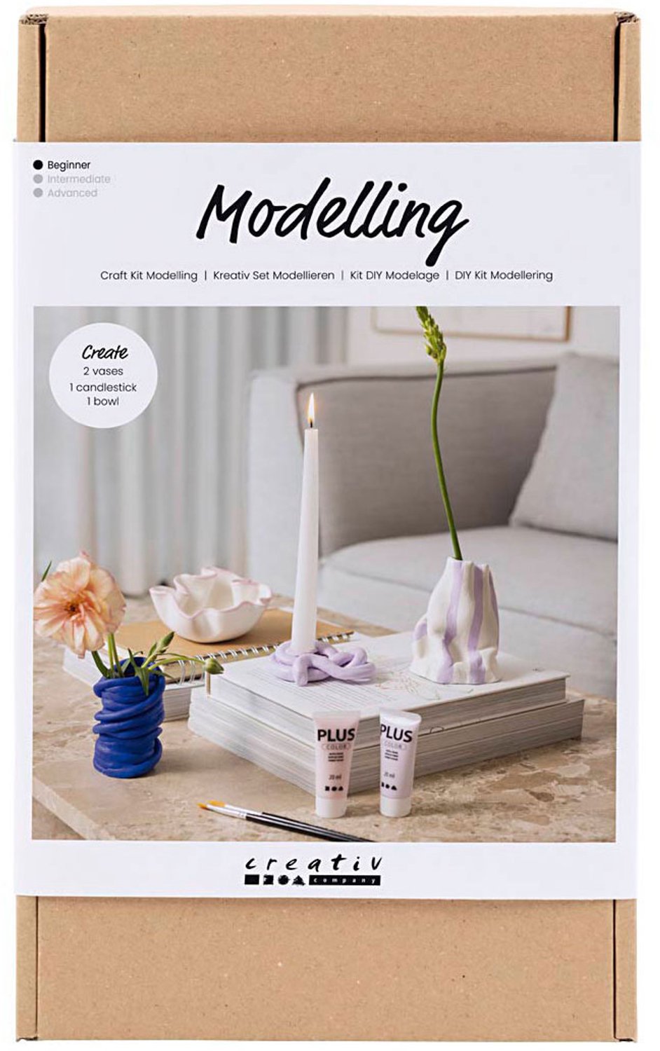 Creativ Company Hobbyset Boetseren Potten en Vazen