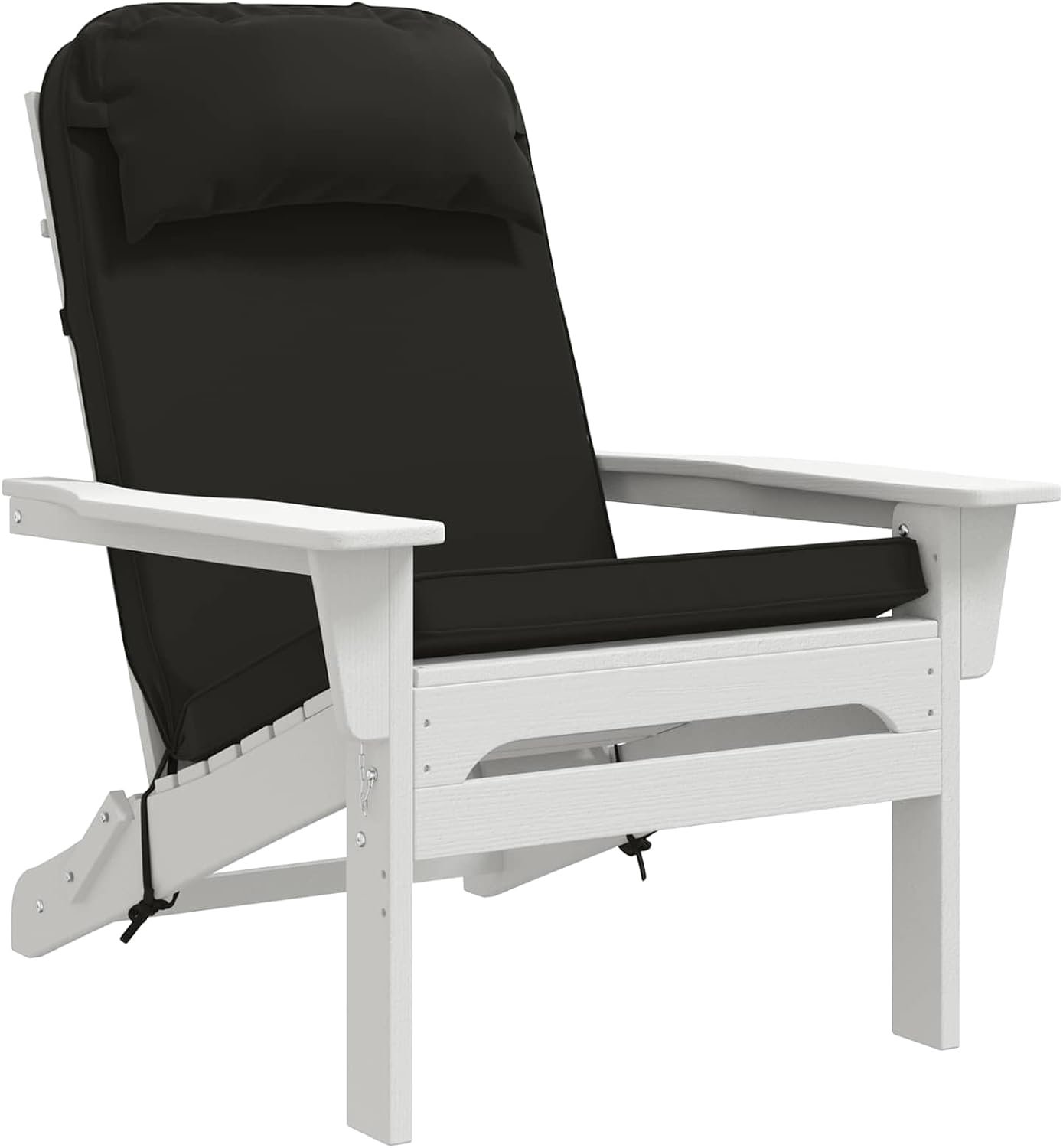 Kussen 100% polyester zwart 55 x 124 x 5 cm