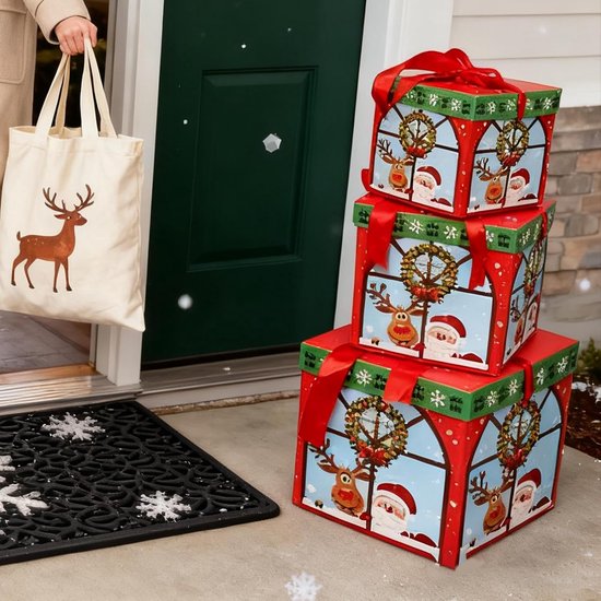 Stapelboxen set feestdecoratie rekwisieten — afbeelding 2