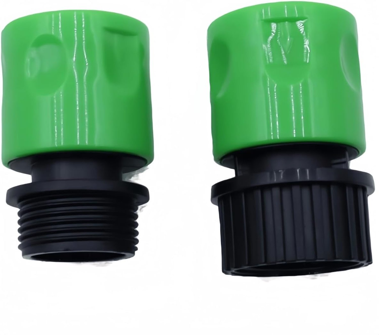 Quick Connector Tap mannelijke draad vrouwelijke pijpfittingadapter - verlengbare slang, vrouwelijke draad, kraan en spuit (groen)