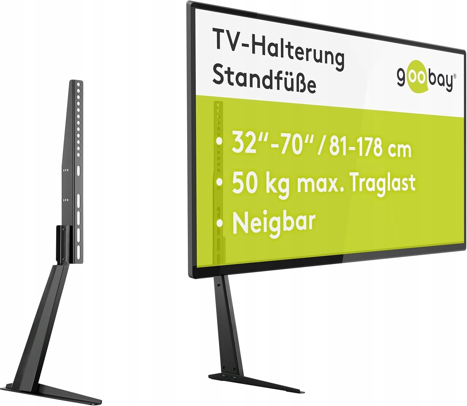 Universele TV Standaard 32-70 Inch, In Hoogte Verstelbaar, VESA