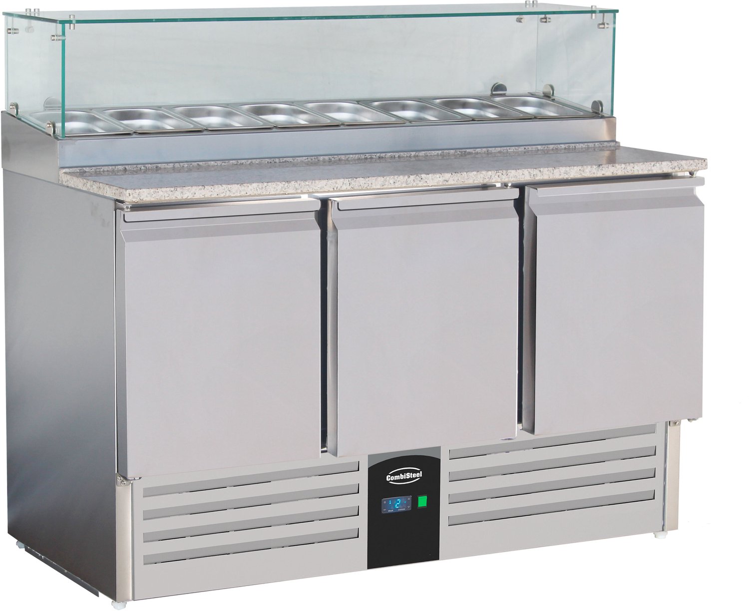Pizzawerkbank - 3 Deuren - RVS - Combisteel - 7450.0220 - Horeca & Professioneel