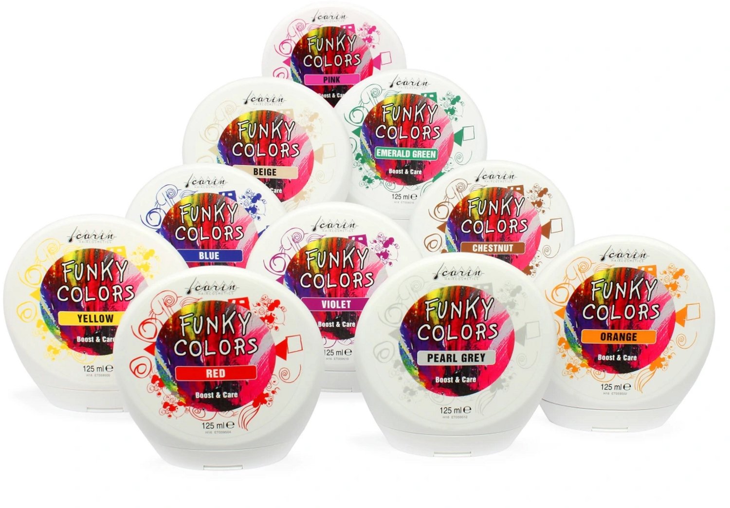 Carin Funky Colors Pearl Grey - 125 ml