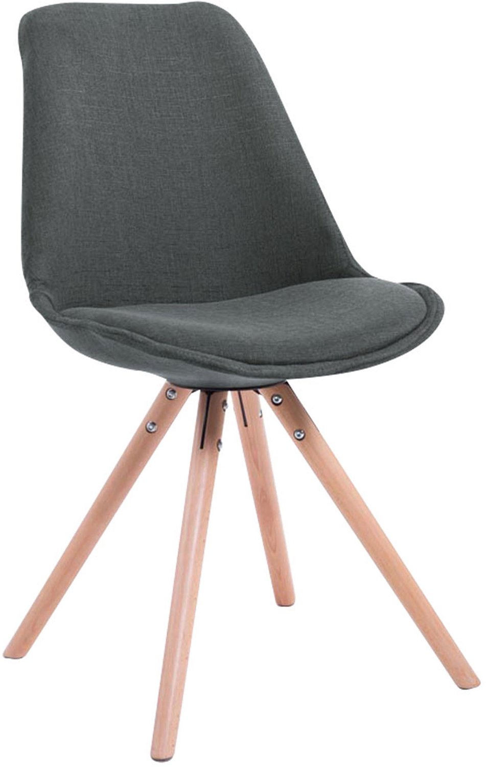 Luxe Comfort Bezoekersstoel - Stof - Donkergrijs