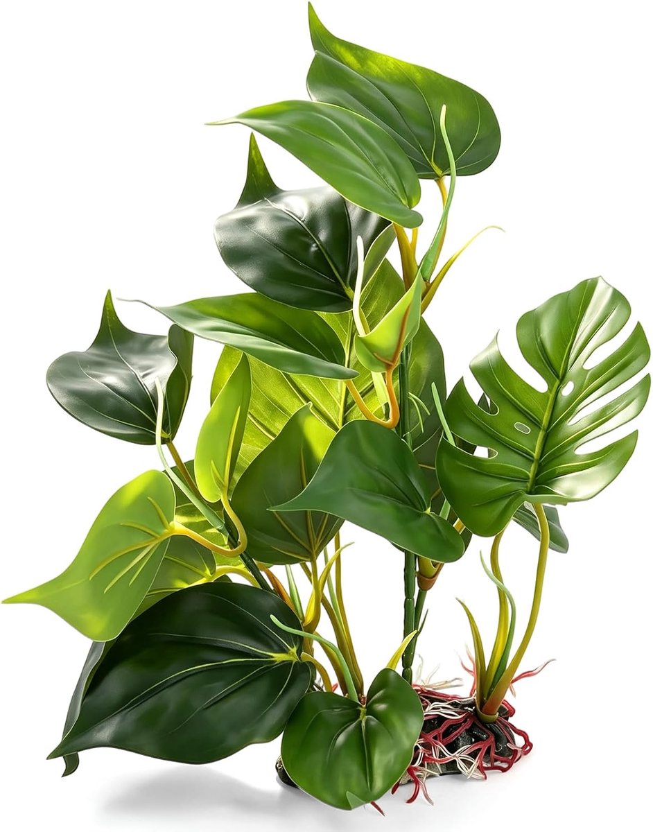 Kunstplant Aquarium Planten Kunstmatige Waterplant Plastic Decoratie Groen Niet gifloos 24cm