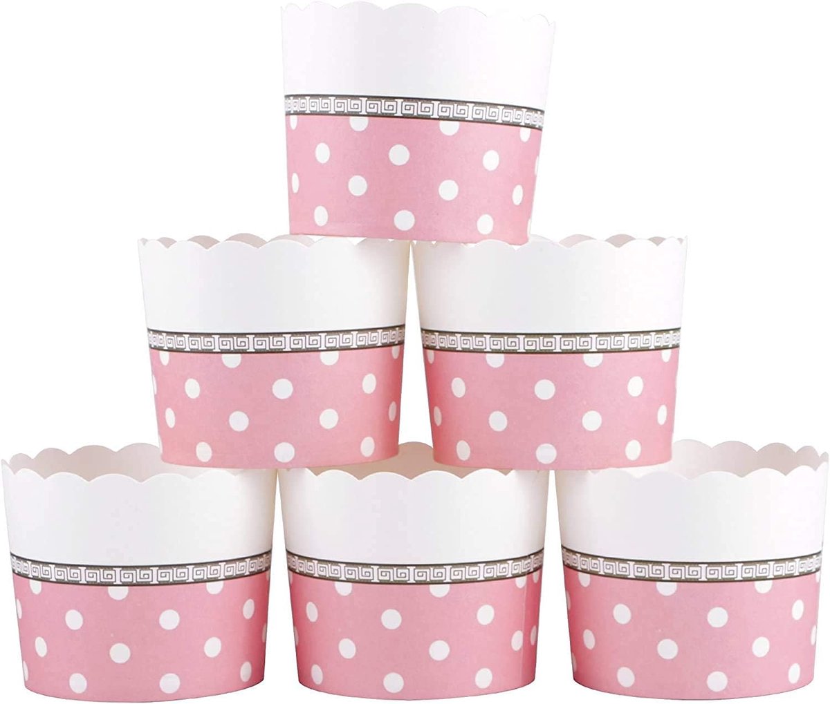 50 stuks Muffin Papieren Hoesje Cupcake Bakvormen Bakbekers voor cupcakes, muffins en pudding