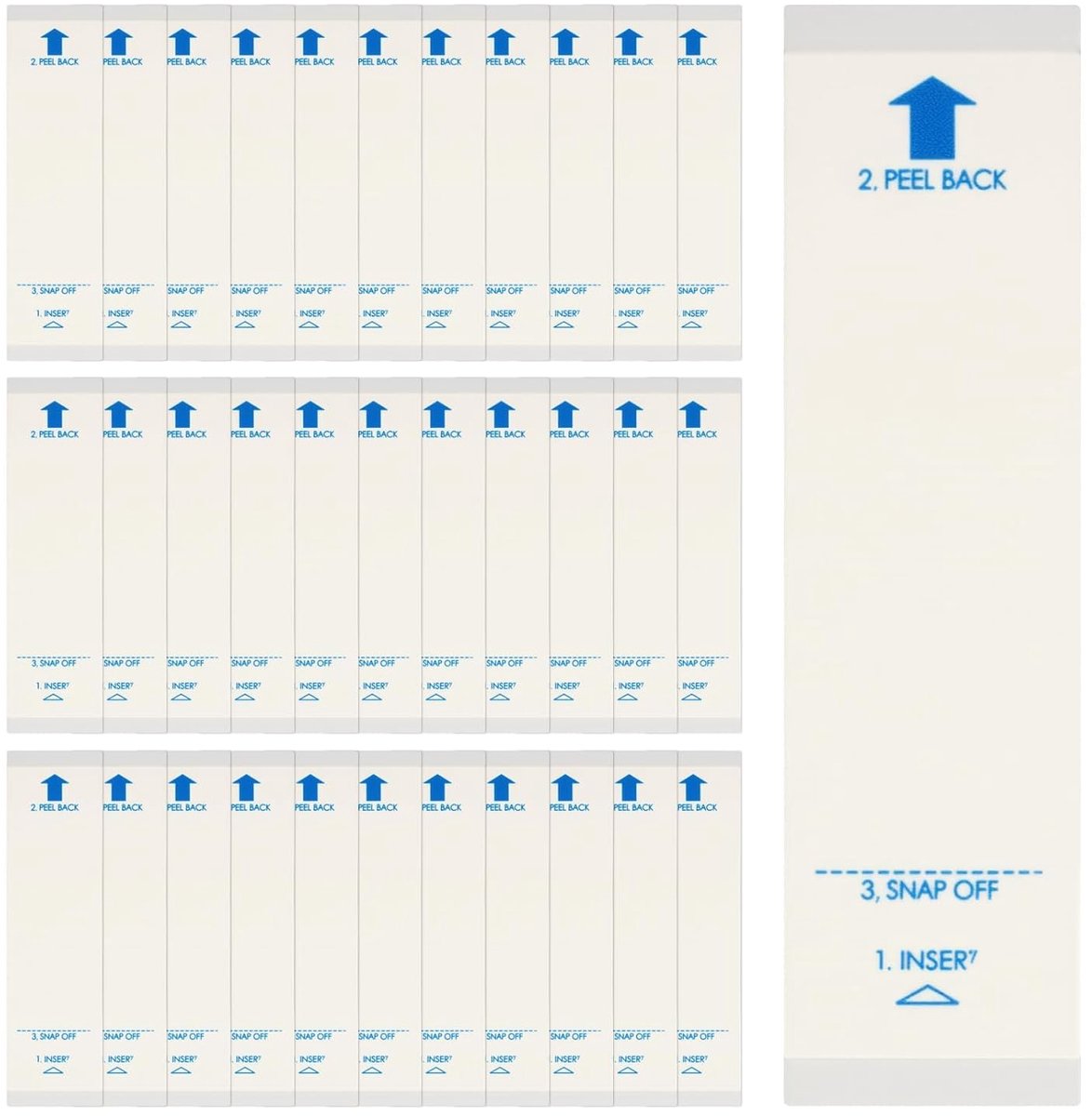 100 stuks wegwerp thermometer-beschermhoezen, 100 stuks wegwerpsondeafdekkingen voor digitale thermometers, hygiënisch en veilig voor klinieken en gezondheidscentra, eenvoudige en comfortabele toegang
