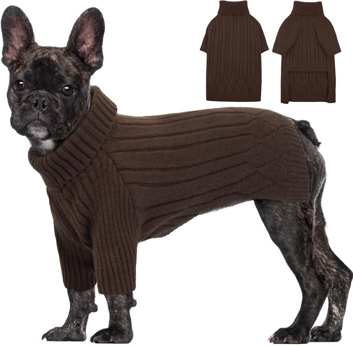 Hondentrui voor grote honden meisjes jongen, grote hondensweater, coltrui, dikke warme hondentrui, hondentrui, hondentrui, huisdier, sweatshirt, kleding, outfit, herfst, gebreide