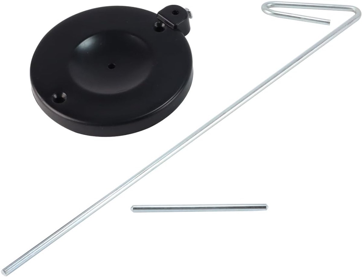 Enkele draadspoelhouder voor naaimachines, borduurmachines, quiltmachines en lockmachines, met stevige, zware kunststof basis voor soepelere doorvoer