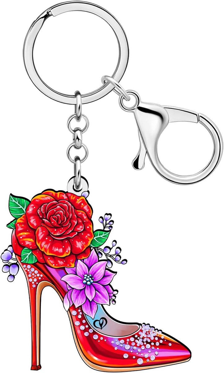 Hoge Hakken Schoen Sleutelhanger Accessoires Cadeau