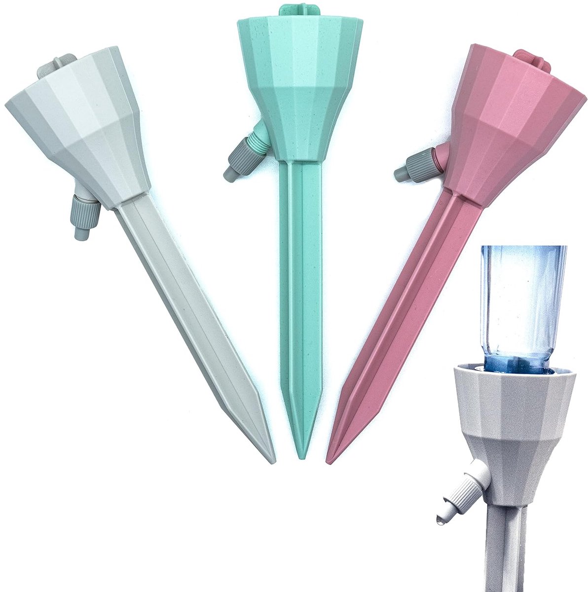 SnelShoppen - Waterdispenser voor planten - Automatische druppelirrigatie systeem - 3x druppelaars - Ideaal voor vakantie, binnen- en buitenplanten -
