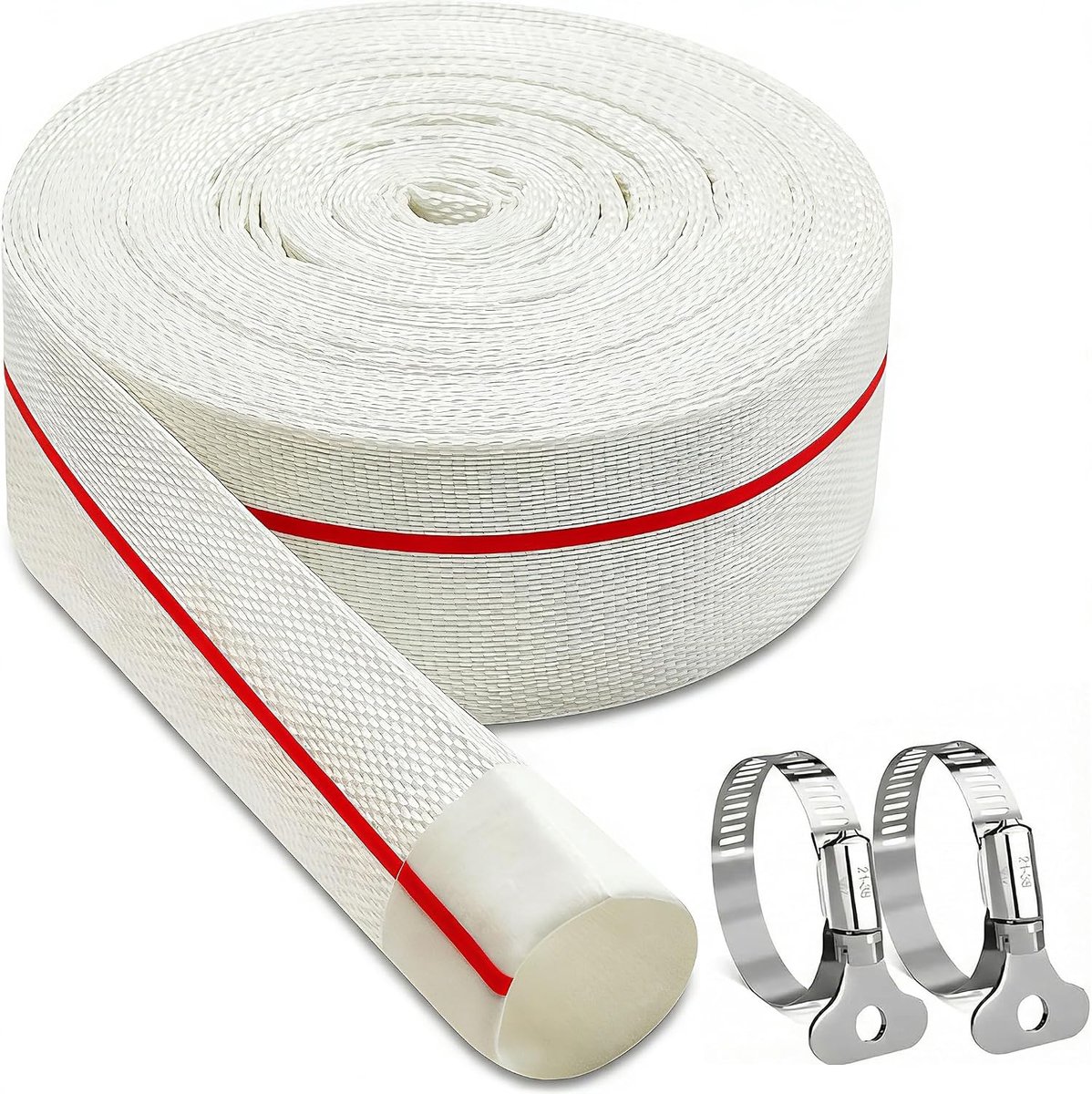 Stofslang 32 mm - 20 m weefselslang - UV-bestendig - ideaal voor tuin en landbouw - ShopVlot