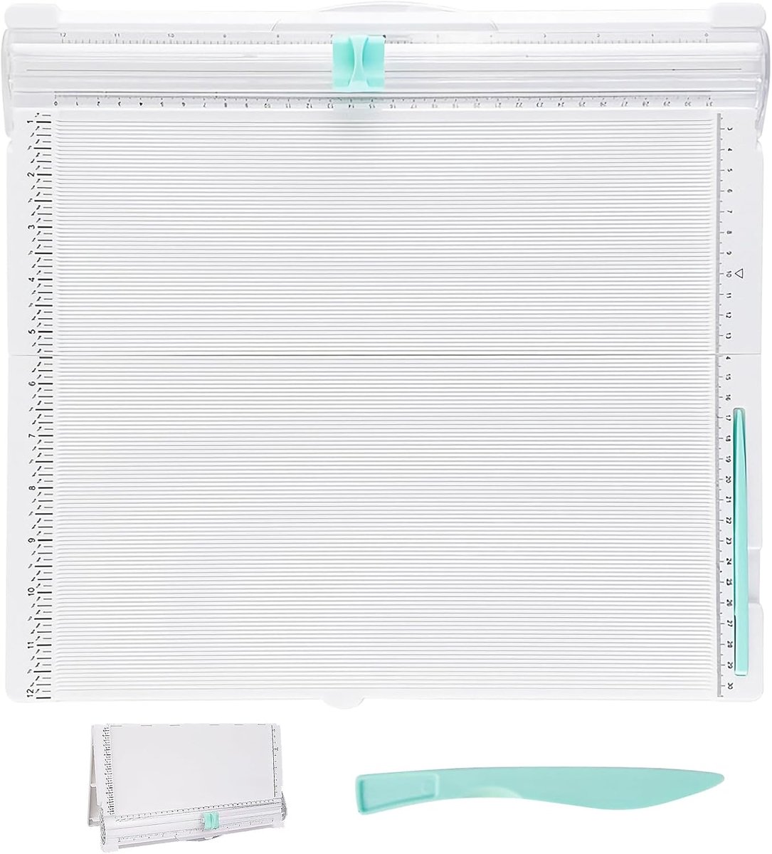 Papier snijmachine A4 - Vouwfunctie - Duurzaam ABS kunststof - Perfect voor knutselprojecten - ShopVlot