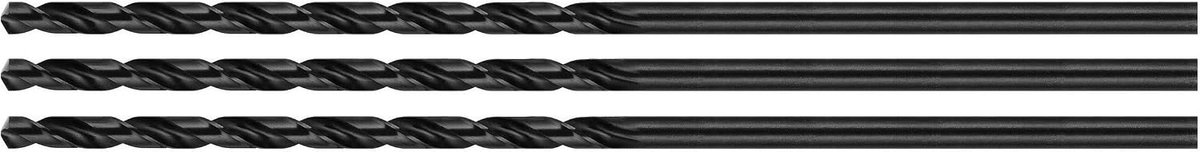 Metaalboor set extra lang 5.5x400mm - set van 3 - hoge kwaliteit - perfect voor diepe gaten - ShopVlot