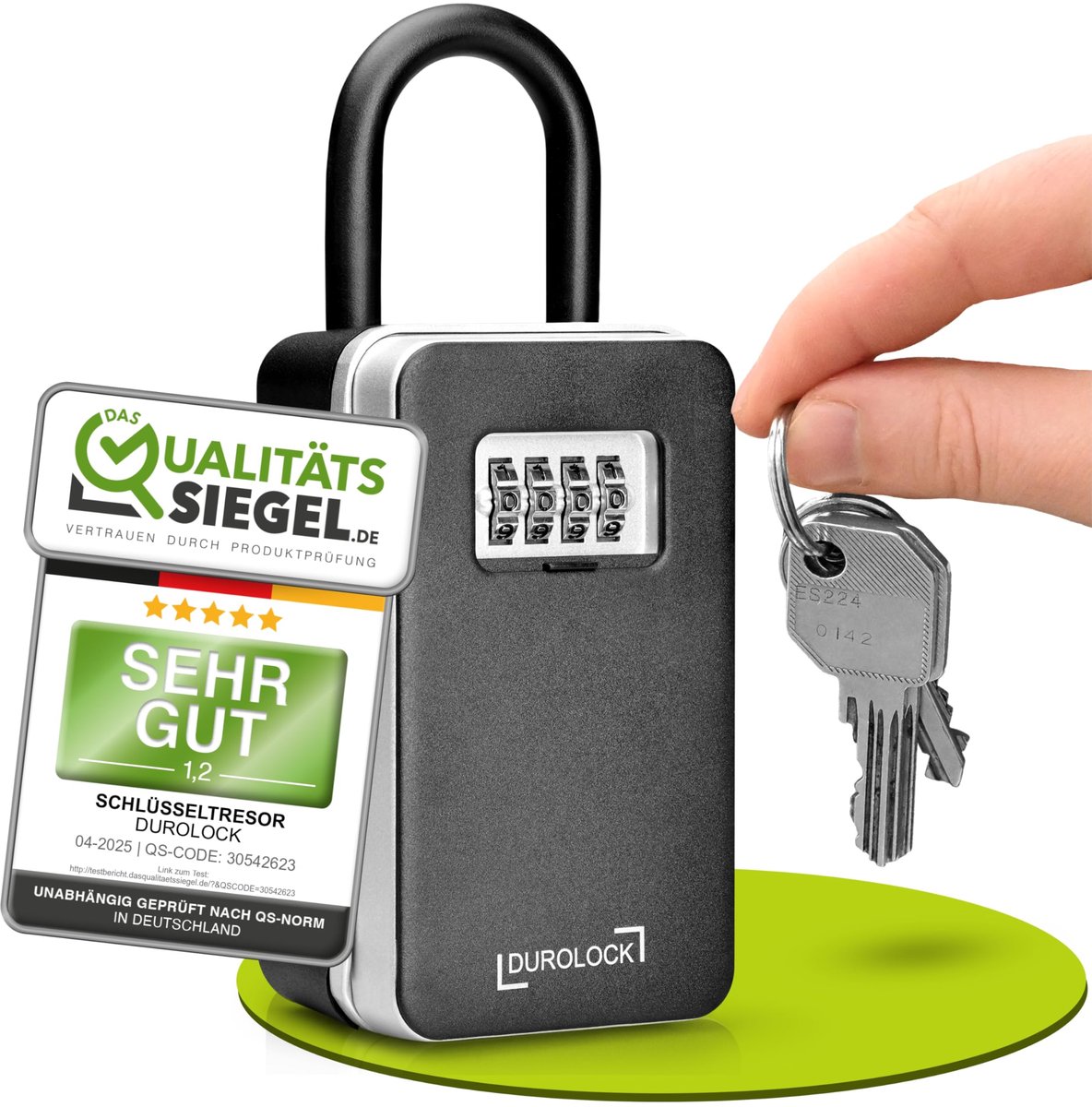 Sleutelkluis XXL met Combinatieslot - Weerbestendig - Inclusief Externe Beugel - Voor Airbnb en Kantoorgebruik - ShopVlot
