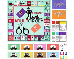 Adultopoly Board Games, Couples, Adults, Opoly couple games for couples, card game, partner games, adults, funny props - ShopVlot
