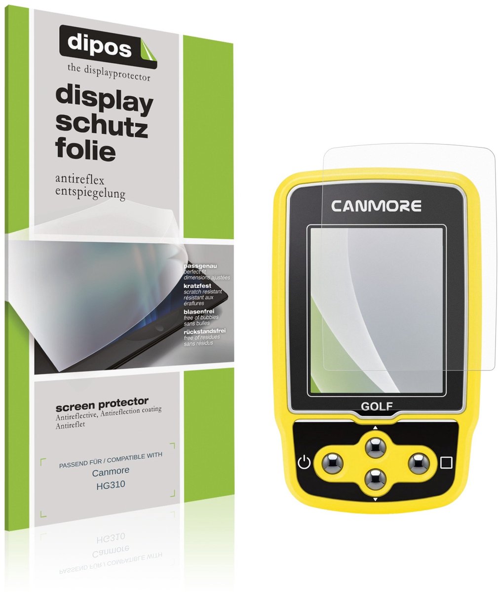 dipos – 2x Matte Beschermfolie geschikt voor Canmore HG310 | Krasbestendige & antireflecterende Screenprotector Ultra-Thin