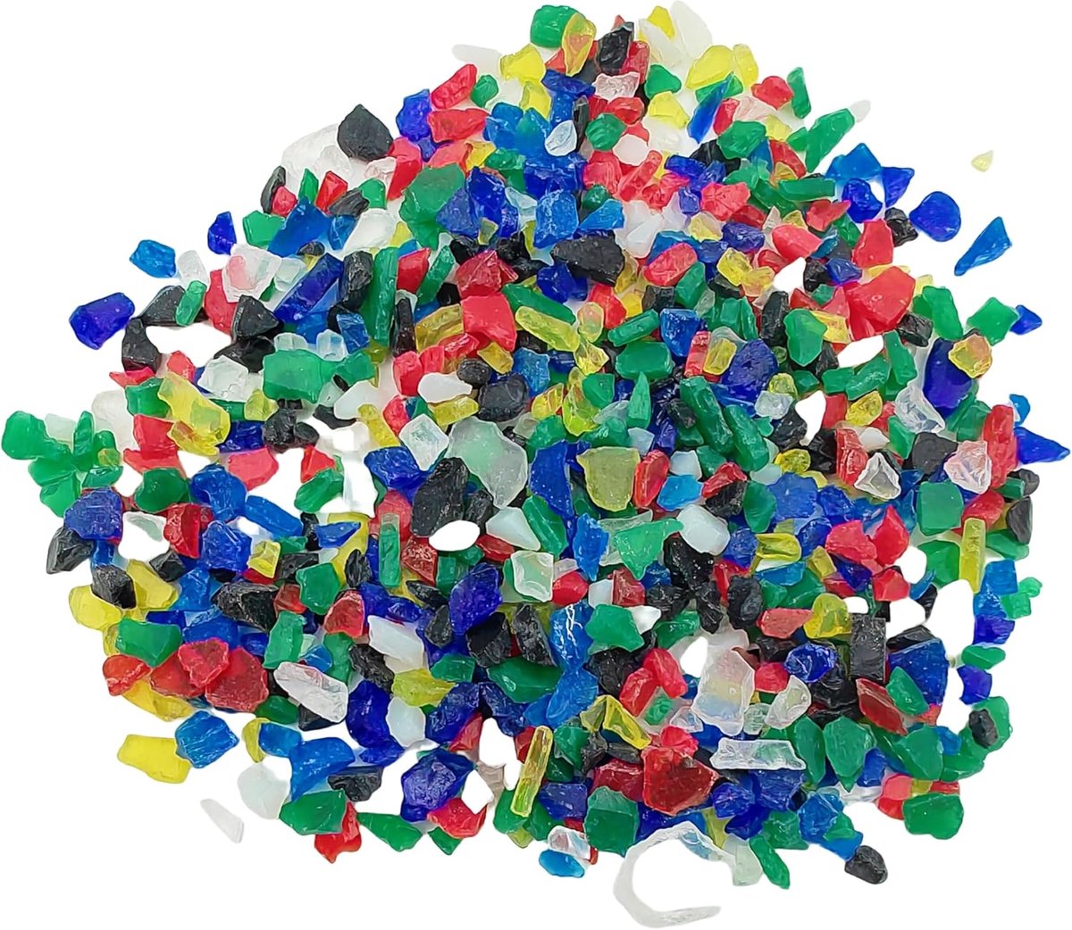 Glas Frits, smeltbaar glas voor magnetronoven voor doe-het-zelf ambachten, glas-in-loodprojecten, benodigdheden voor het maken van sieraden (fritglas)