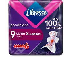 Libresse Maandverband Goodnight Ultra - 9 stuks