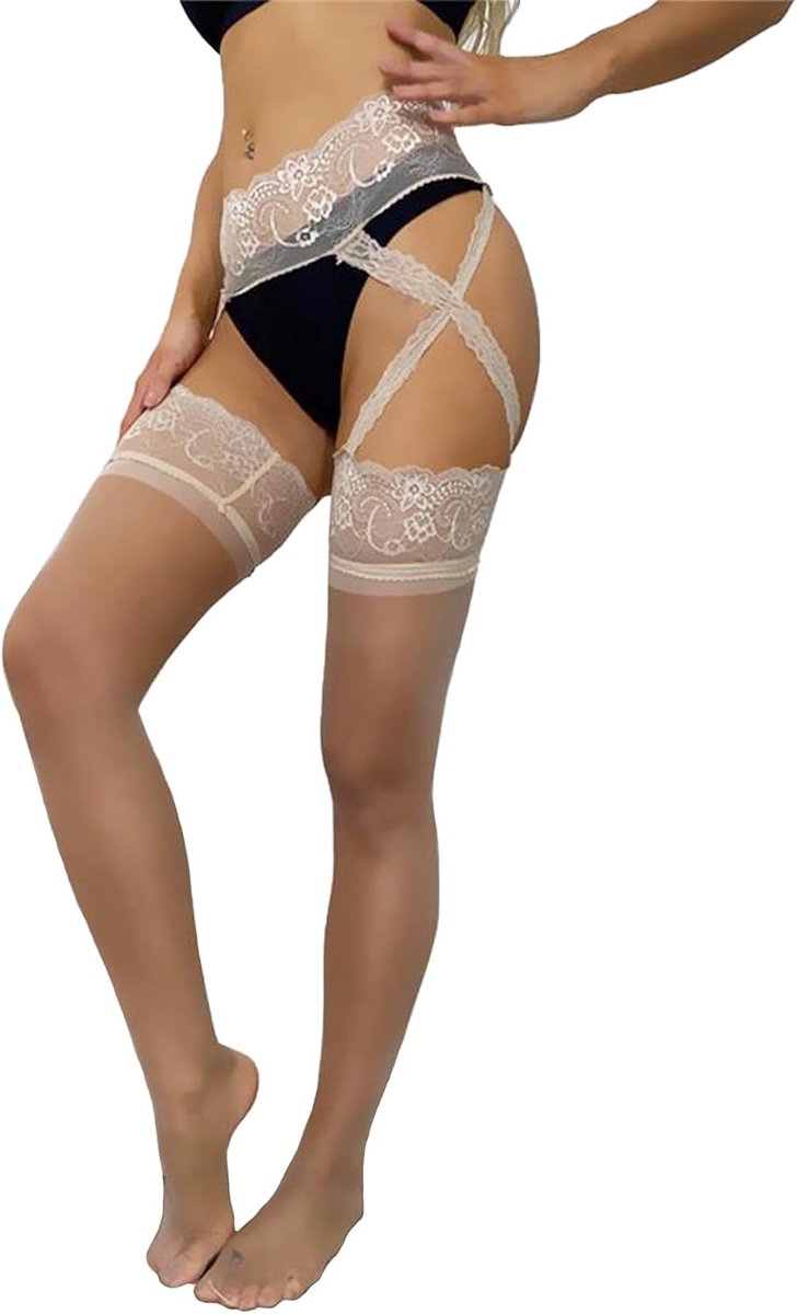 Sexy Kanten Kousenrek Kousenband Kousenband Onderdijen Ultradunne Panty