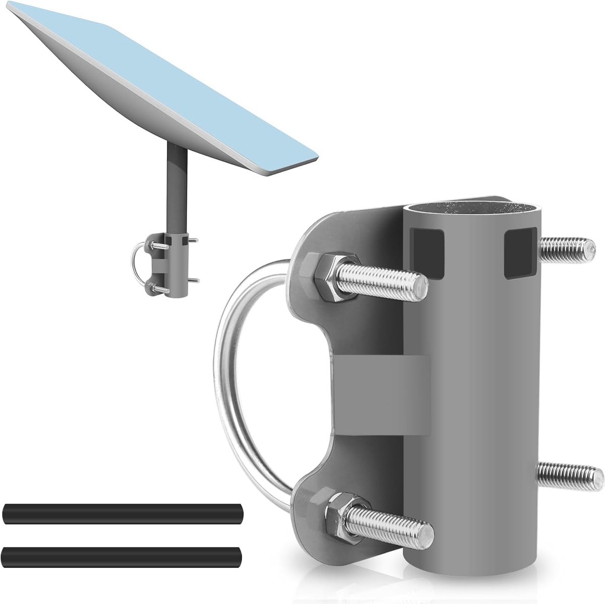 Buishouder voor Starlink schotel, antennemast, montagebeugelset, houders voor satellietschotels, Starlink accessoires, instelbaar, U-vorm, Starlink houder, adapter (30 ~ 50 mm)