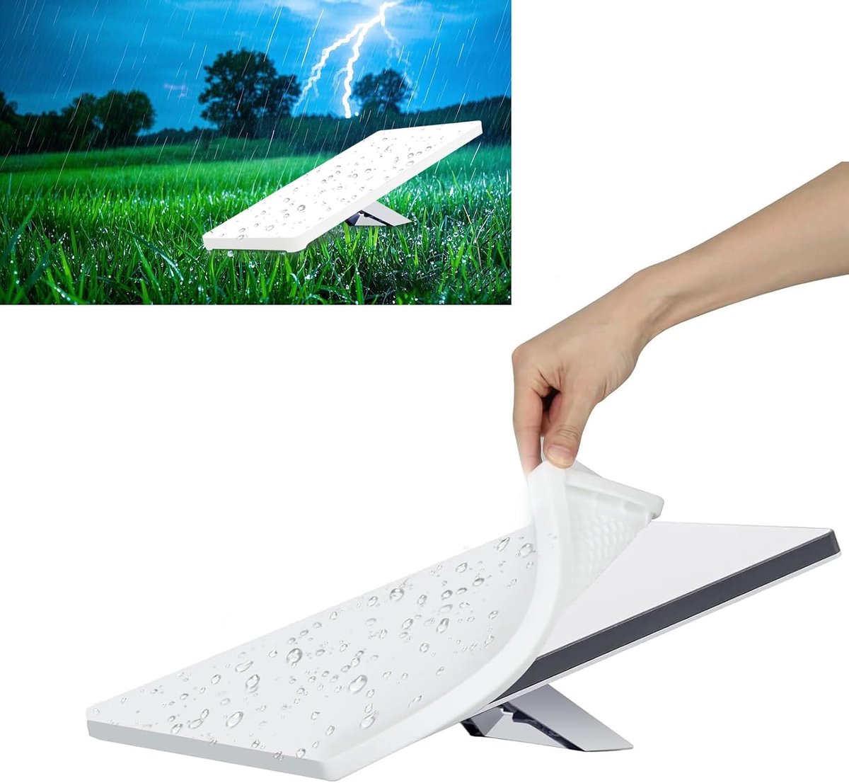 Beschermhoes, waterdichte siliconen mini-hoes, duurzame accessoires voor buitenactiviteiten en reizen