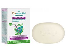 PURESSENTIEL PouxDoux biologische dagelijkse vaste shampoo anti luizen 60g
