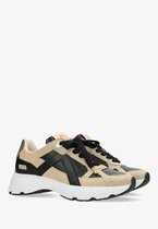 Fred De La Bretoniere - Mariola Reese Sneaker Leer Bruin/Beige - Maat 38