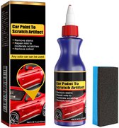 Autokrassenreparatiecrème - Vloeibare lakverzorging en krasherstel - Lakverzorgingswas - Inclusief spons - 100 ml - 1 doos