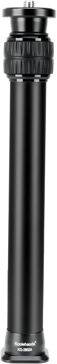 SnelShoppen - Telescopische Tripod Extension 2-Piece Aluminium met Arca-Swiss Mount, Maximale Draagcapaciteit 15 kg voor Camera's en Gimbals