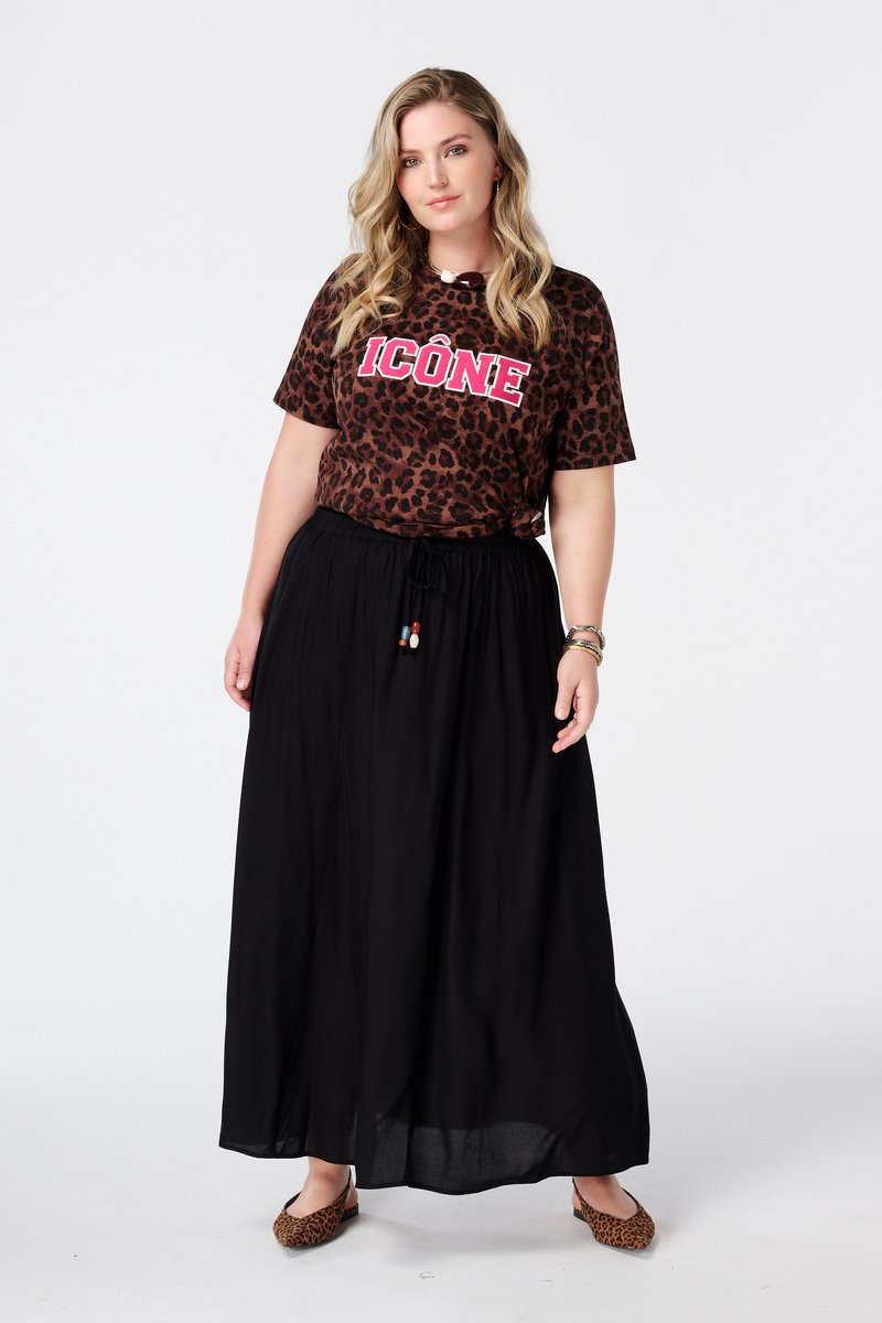 MS Mode Rok Maxi rok met elastische taille
