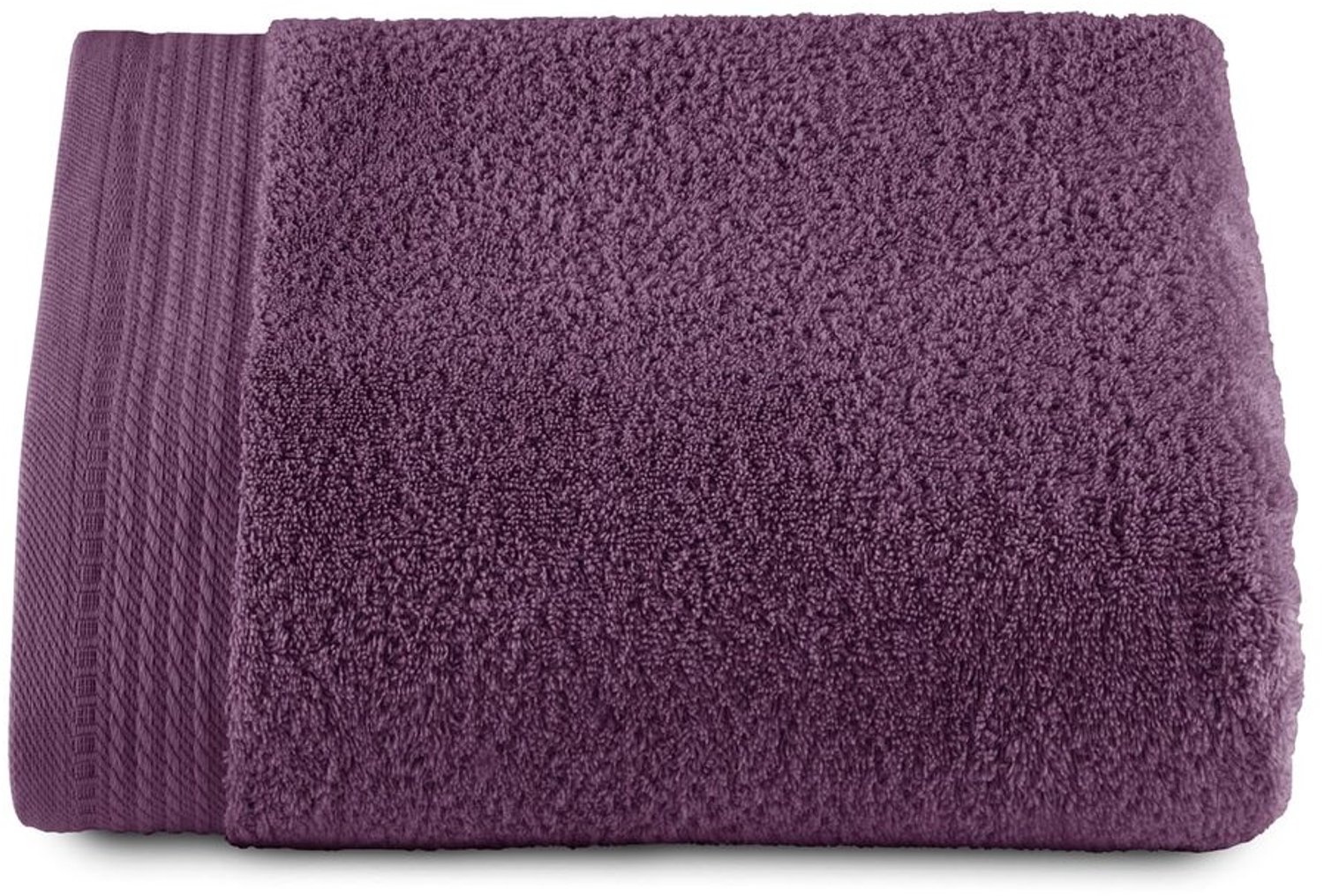 Premium Badhanddoek, Groot 100 x 150 cm, 100% Katoen, Aubergine