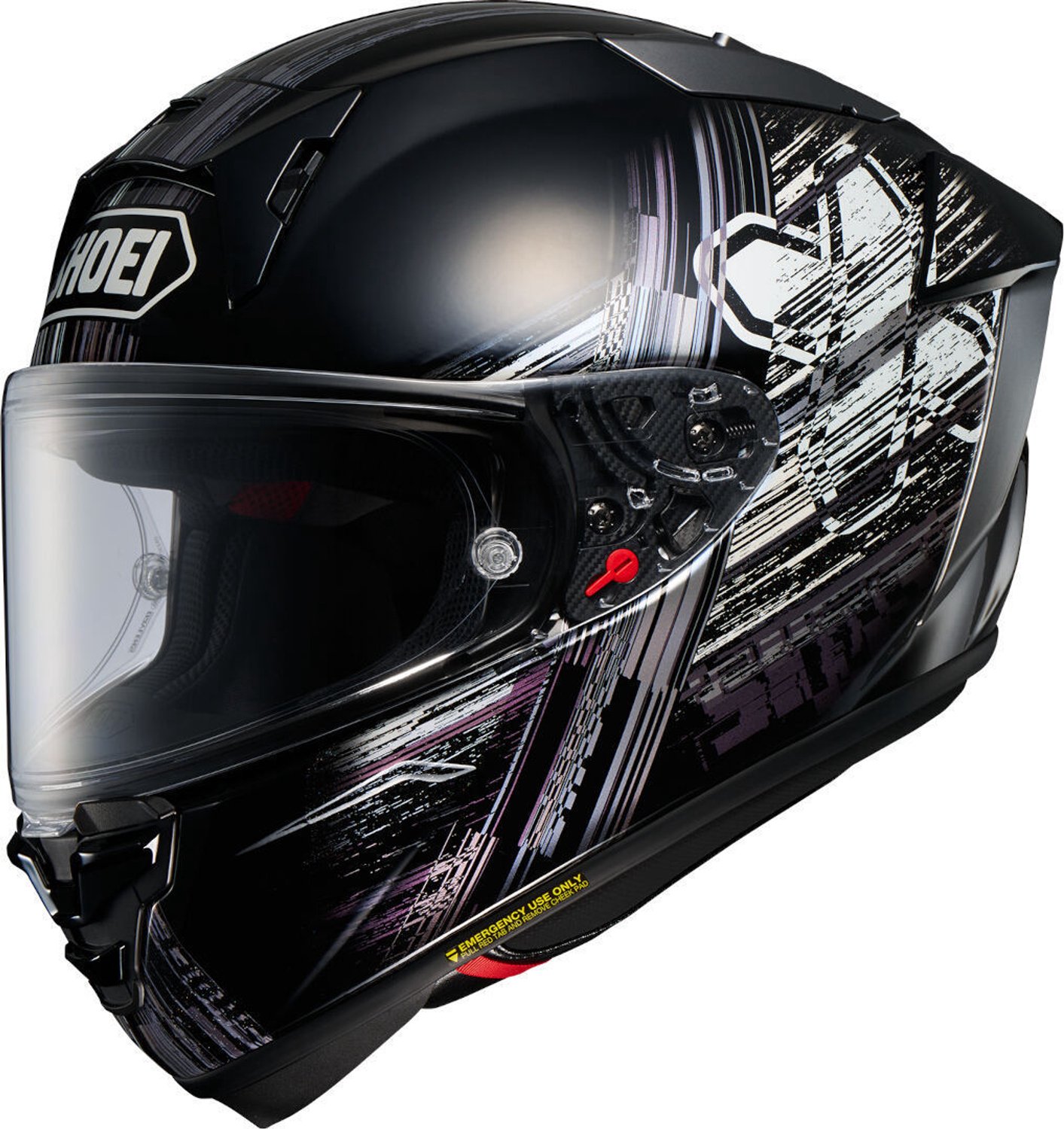 Shoei X-SPR Pro Crosslogo Zwart Wit Integraalhelm - Helm