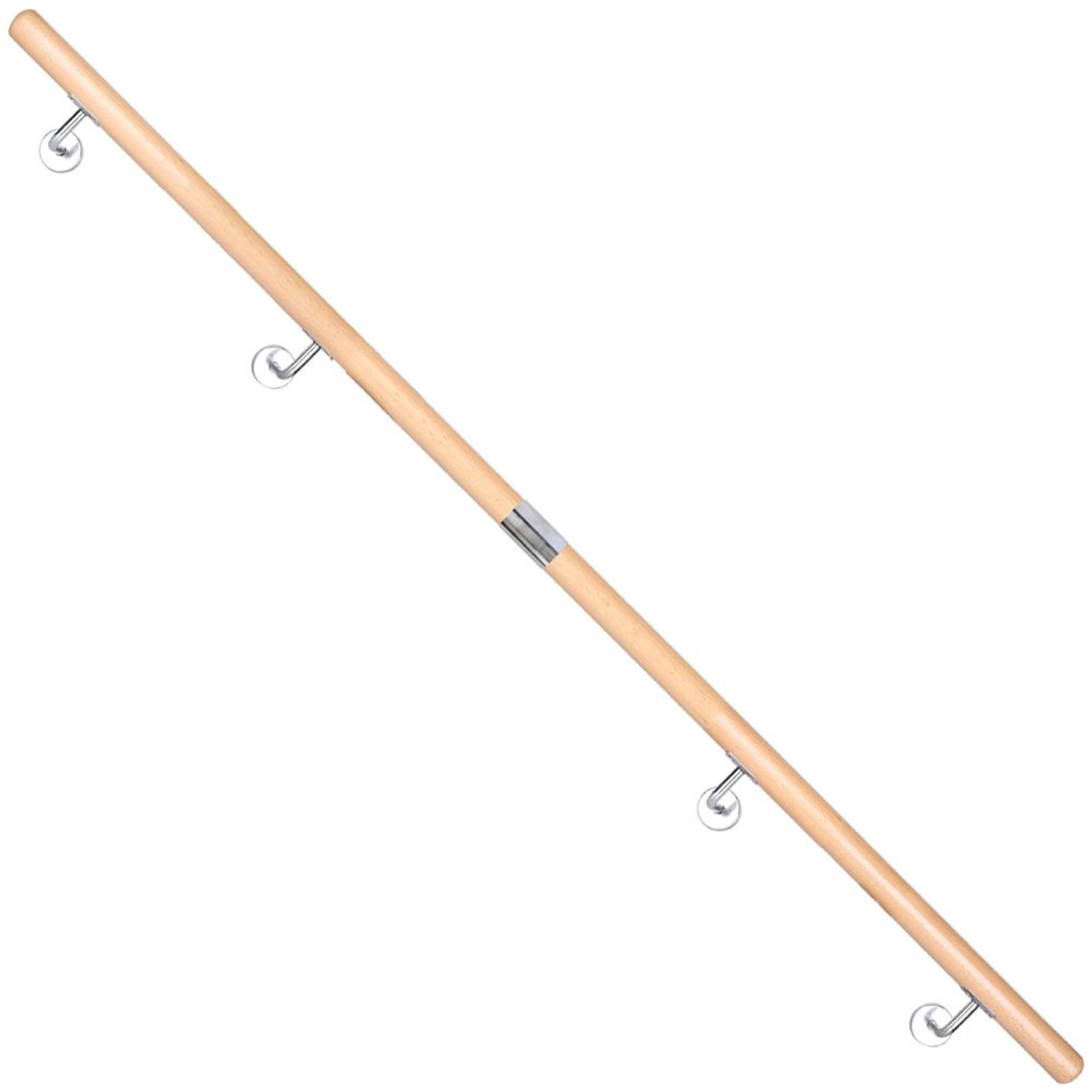Beukenhouten Trapleuning - 200 cm, Non-slip