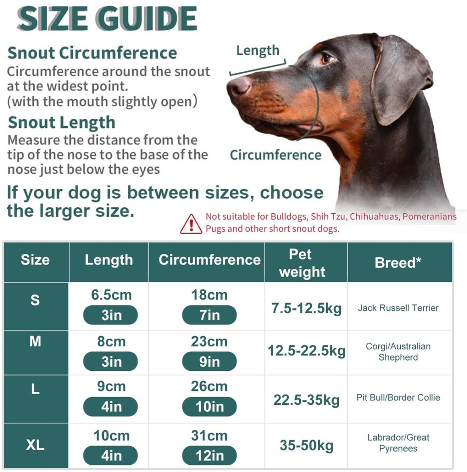 Verstelbare Hondenmuilkorf voor Grote Honden