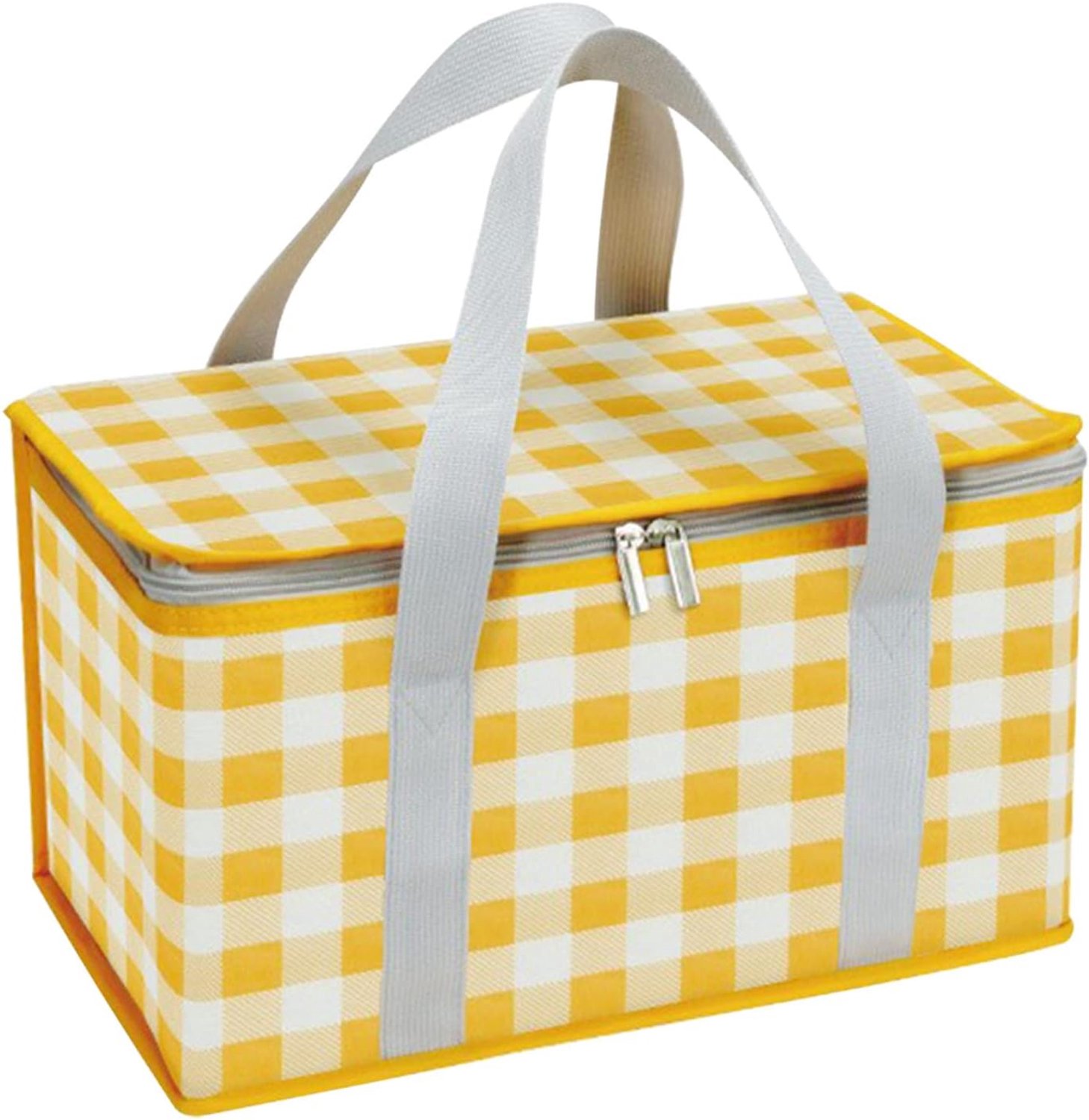 Geïsoleerde koeltas voor het strand, lekvrije zachte koeltas met ruimte voor 15 blikjes, grote opvouwbare draagbare picknickmand, koeltas voor reizen, kamperen, strand en vissen, 12,71 liter (ca. 12 liter)