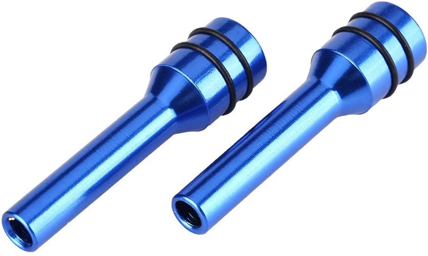 Afdekking voor Deurvergrendelingspen - Deurslot - Aluminiumlegering - 2 Stuks - Universeel - Lengte 49 mm - Blauw