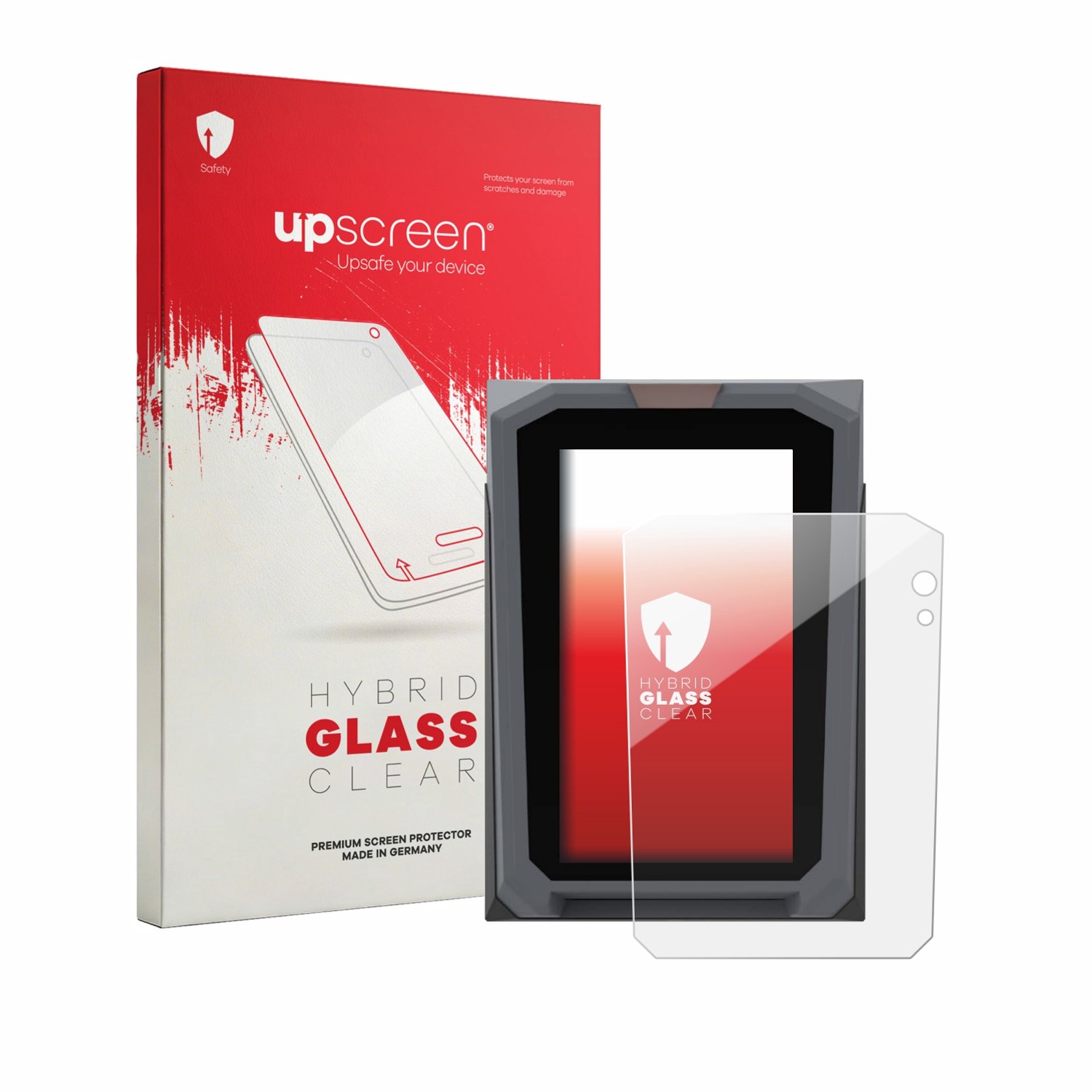 upscreen - Screenprotector voor ingenico Axium SX7000 - Folie Beschermfolie Beschermglas transparant