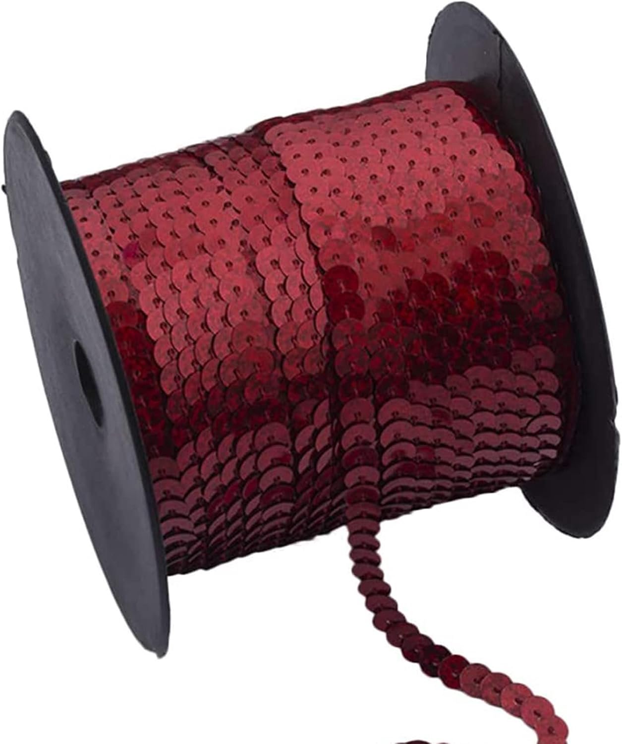 90 meter, 6 mm breed, donkerrood
