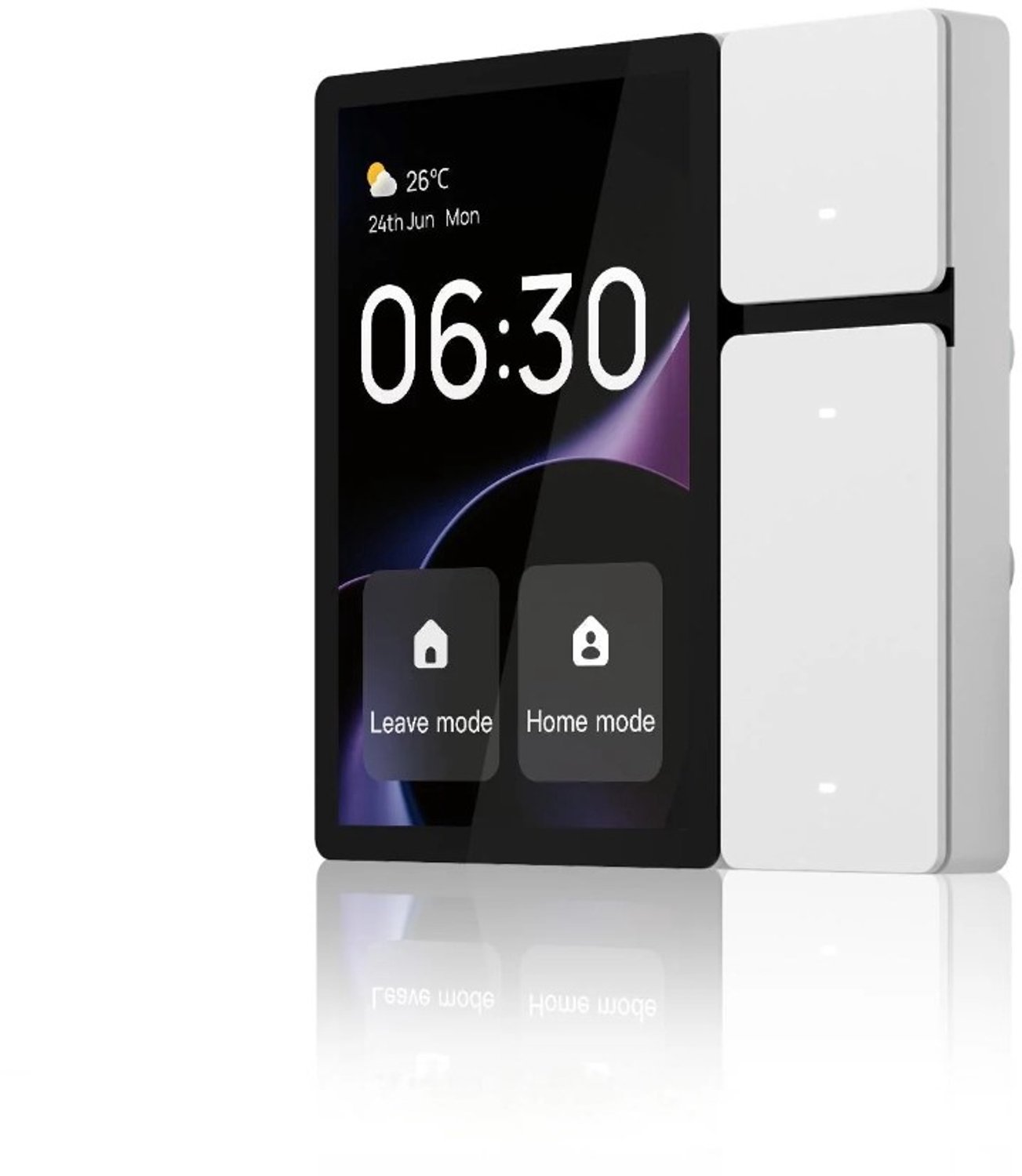 Moes Smart Home bedieningspaneel 3,5 inch LCD WiFi met IR en 3 schakelaars
