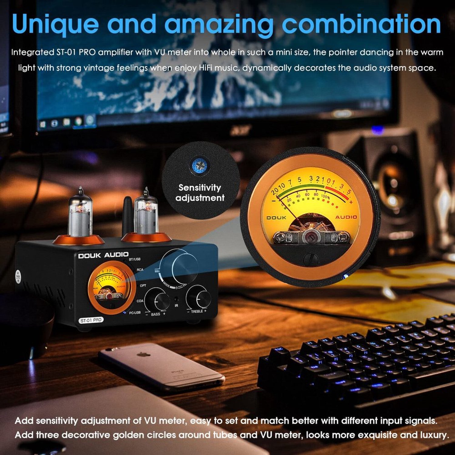 HiFi Mini Tube Versterker met Bluetooth 5.0