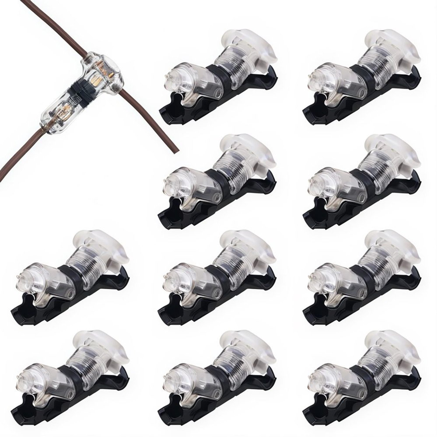 T-Connector Set voor Lage Spanning - 10 Stuks